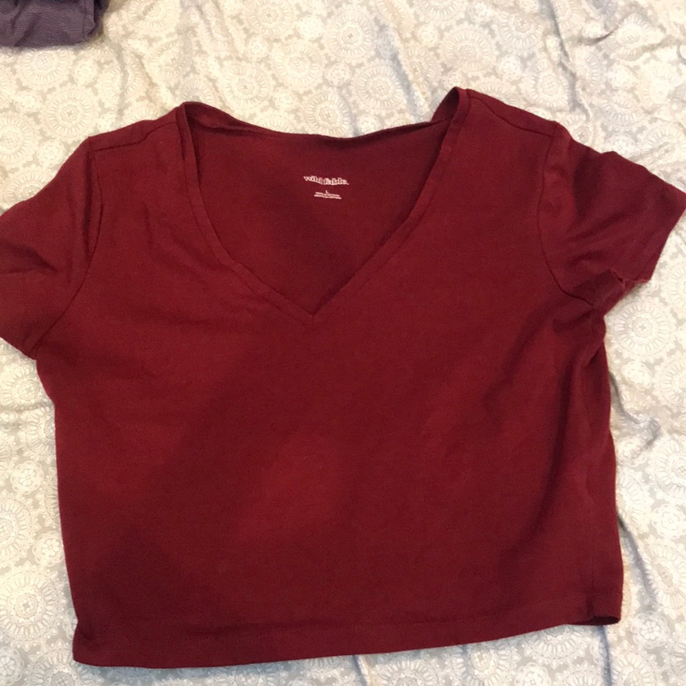 Cropped shirt